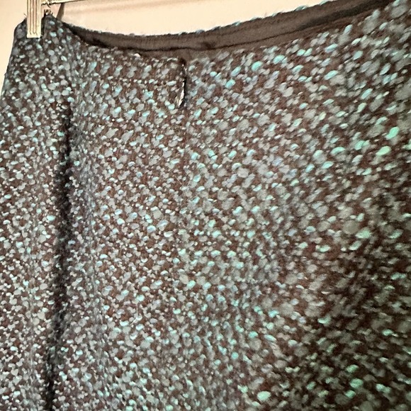 BETH Bowley Green Wool Boucle Pencil Skirt Size 2 - Picture 4 of 6
